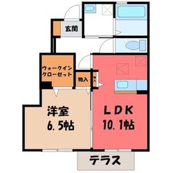 エルヴィレッジ Gの物件間取画像